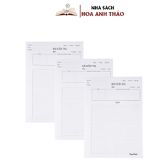 Giấy kiểm tra dòng kẻ ngang Mix Classmate CL-TP304Giấy kiểm tra dòng kẻ ngang Mix Classmate CL-TP304 in hình thí nghiệm, dòng kẻ rõ ràng, bề mặt giấy láng mịn