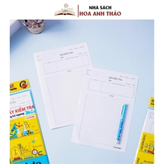 Giấy kiểm tra dòng kẻ ngang Mix Classmate CL-TP304Giấy kiểm tra dòng kẻ ngang Mix Classmate CL-TP304 in hình thí nghiệm, dòng kẻ rõ ràng, bề mặt giấy láng mịn