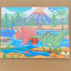 Tranh ghép hình bằng gỗ cho bé 60 mảnh - Đồ chơi ghép gỗ PUZZLE - Bộ xếp gỗ