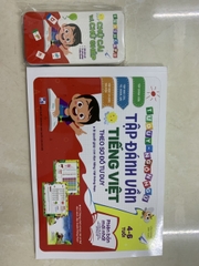 Combo 3 quyển Tập Đánh Vần Tiếng Việt Phiên Bản Tương Tác, Bé khởi Đầu Tập Viết và Bé Chinh Phục Toán Học combo 3 cuốn kèm thẻ