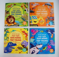 Combo 4 quyển Tìm kiếm thông minh phát triển khả năng tập trung tư duy liên tưởng cho bé bộ