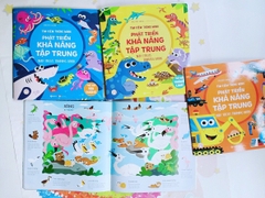 Combo 4 quyển Tìm kiếm thông minh phát triển khả năng tập trung tư duy liên tưởng cho bé bộ