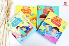 Combo 2 quyển Sách tương tác - Lật mở cùng con: Làm việc nhà dễ thôi mà và Tự lập không hấp tấp (Kỹ năng đầu đời cho bé)