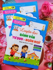 Bộ Vở Hành Trang 4 quyển Dành Cho Bé Vào Lớp 1 Luyện Đọc Luyện Viết Toán Tư Duy
