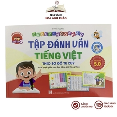Combo Tập Đánh Vần Tiếng Việt 5.0 Và Bộ Hoa Xoay Học Chữ Cái Ghép Vần