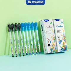 Bút Bi- Bút Nến Thiên Long TL-019 Ngì 0.6mm, Nét Viết Trơn, Êm Tay