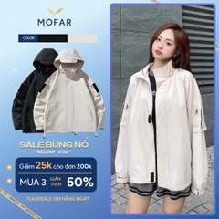 Áo Khoác Gió Chống Nước Có Mũ Phối Túi Hộp MOFAR Local Brand JACKET AK020