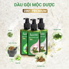 Dầu gội Mộc dược 2IN1 Premium - Hương Thanh lịch 250g