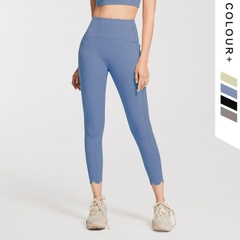 Quần legging ngố dài viền gấu PYML024