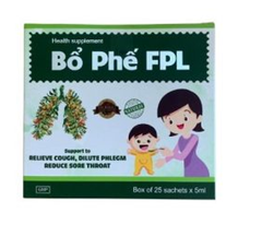 Siro bổ phế FPL 5ml H/25 gói K/50 hộp