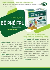 Viên ngậm bổ phế FPL