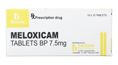 Meloxicam 7.5 mg - ấn độ (Brawn)