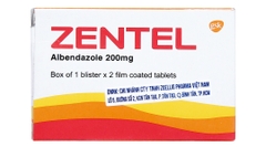 Zentel tab 200mg 2's