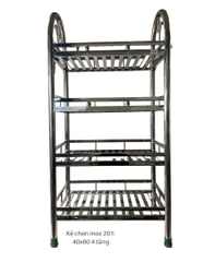 Kệ chén thẻ 40x60 inox201 TT