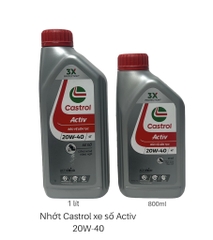 Nhớt Castrol xe số Activ 20W-40