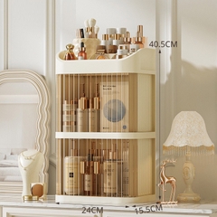 Tủ đựng mỹ phẩm nhựa 2 tầng