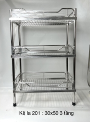 Kệ la 30x40 inox 201 TT