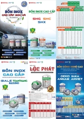 Bồn Inox SH 68-500L đứng