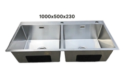 Chậu rửa  2 hộc đều 304 dài 1000m