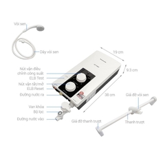 Máy nước nóng trực tiếp trợ lực Panasonic DH-3RP2VK