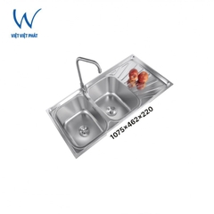 Chậu Rửa chén Inox 304 Việt Việt Phát D2