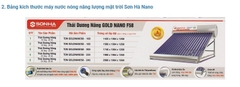 Máy nước nóng năng lượng mặt trời Thái Dương Năng Nano