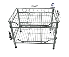 Kệ chén ống 40x60 inox201