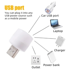 Bóng led mini 5v 1w cắm usb sáng ấm,sáng trắng