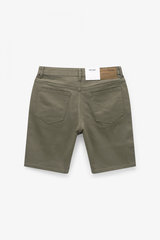 Quần Short Jean Nam Trơn Form Straight Slim
