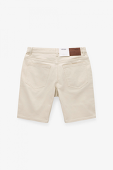 Quần Short Jean Nam Trơn Form Straight Slim