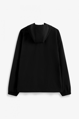 Áo Khoác Nam Tay Dài Nylon Túi Có Nắp Trơn Form Regular