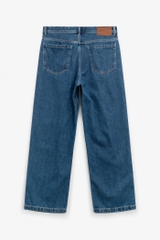 Quần Jean Nam Trơn Form Wide Leg