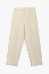 Quần Kaki Nam Ống Rộng Lưng Thun Cotton Trơn Form Relax