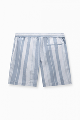 Quần Short Nam Kẻ Sọc Dọc Phối Dây Rút Form Relax