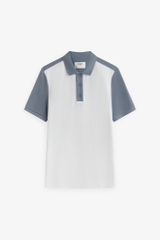 Áo Polo Nam Tay Bo Phối Màu Form Fitted
