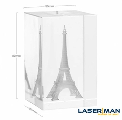 Khối Thủy Tinh Khắc Laser 2D & 3D – Crystal Engraving Block