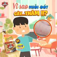 VÌ SAO MUỖI ĐỐT GÂY THÂM?