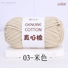 Sợi vải bông Geniune 4mm 50g | Tada Craft