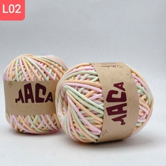 Sợi Maca loang 3mm Woolies 200g | Tada Craft