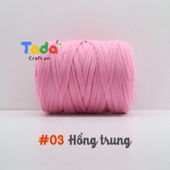 Sợi vải T Shirt Yarn (Vải Polyester) cuộn 250g | Tada Craft