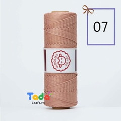 Sợi dệt trơn con cừu Woolies 2mm | Tada Craft