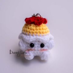 Móc khóa bé nấm handmade