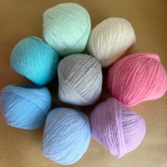 Len Hazy trơn 50g Craft Yarn | Tada Craft