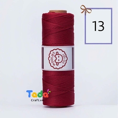Sợi dệt trơn con cừu Woolies 2mm | Tada Craft