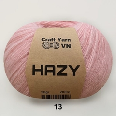 Len Hazy trơn 50g Craft Yarn | Tada Craft
