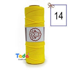 Sợi dệt trơn con cừu Woolies 2mm | Tada Craft