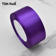 Cuộn ruy băng lụa trơn (bản 4cm)
