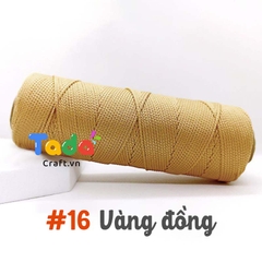 Sợi dệt trơn 2mm Craft Yarn 125g