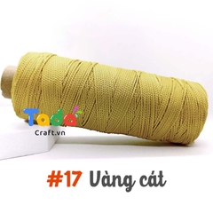Sợi dệt trơn 2mm Craft Yarn 125g