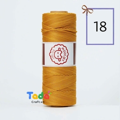 Sợi dệt trơn con cừu Woolies 2mm | Tada Craft